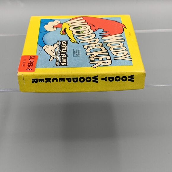 Vtg Super 8 Film Woody Woodpecker Misguided Missile Castle Films B & W Untested - Picture 7 of 8